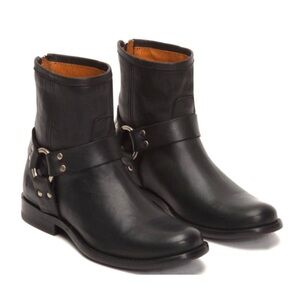 Frye Vintage Distressed Philip Harness Boots